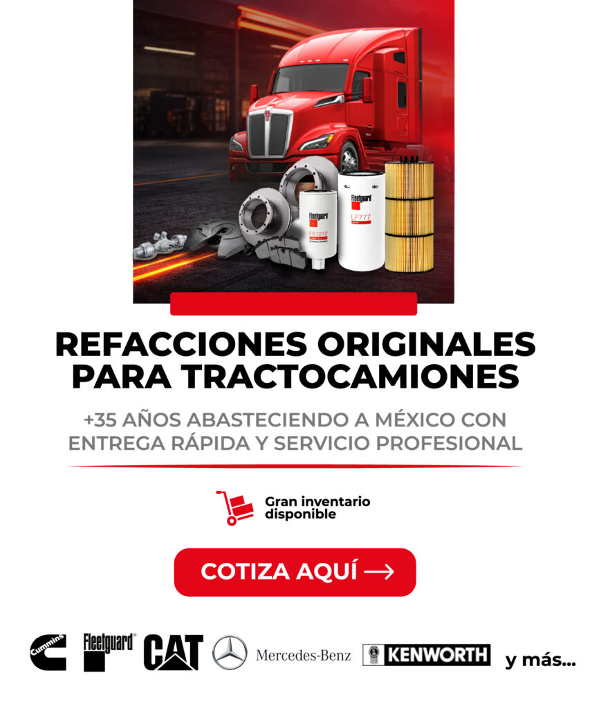 Refacciones originales para tractocamión en Monterrey